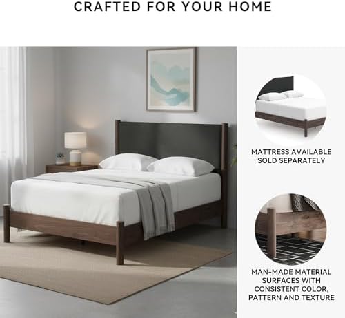 Signature Design by Ashley Boho Queen Upholstered Panel Bed Frame - Image 4