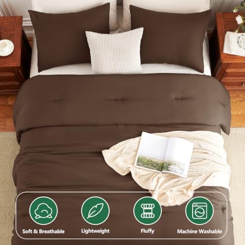 HIMEET Queen Comforter Set, 3 Pieces 90"x90" - Image 2