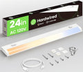 ALUSSO Hardwired 120V Under Cabinet Lighting 24 Inch Counter Kitchen Closet by ALUSSO
