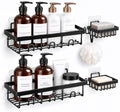 Shower Shelves, Adhesive Shower Caddy Storage Organizer 4-Pack by YAWSOUP