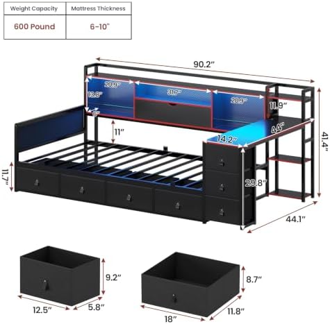 ADORNEVE Gaming Corner Bed - Image 2
