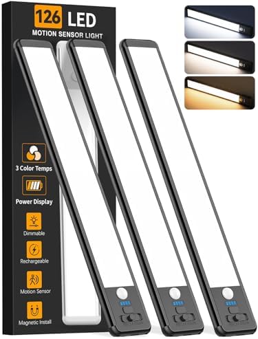 Under Cabinet Lighting Wireless, 15inch Motion Sensor Light by ZIOEYIUE