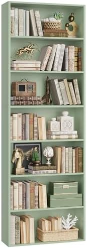 FACBOTALL 82" Tall Bookshelf Bookcase, 7-Tier Open Display Shelves by FACBOTALL