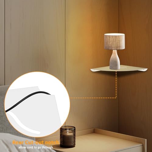 Small Corner Shelf, 6in Metal Corner Shelves withs Hole - Image 6