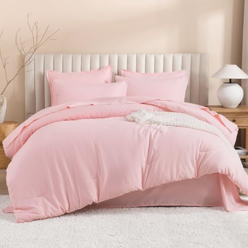 Litanika Pink Queen Comforter Set by Litanika