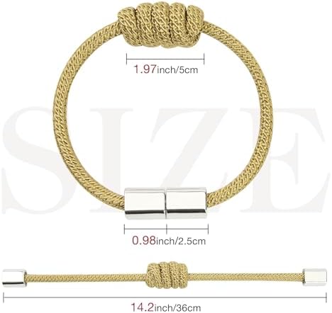 NICEEC 2 Pack Mini Magnetic Curtain Tiebacks Modern Simple Style Drape Tie - Image 4