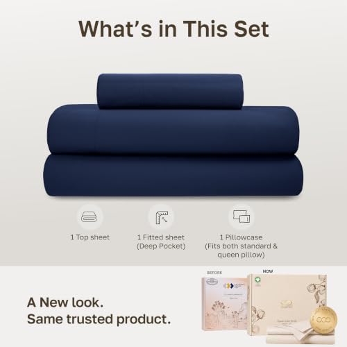 California Design Den 100% Organic Cotton XL Twin Sheet Set - Image 3