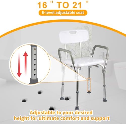 Shower Chair for Inside Shower, Shower Stool, Bathroom Stool - Image 4