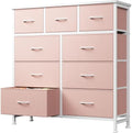 DUMOS 9 Drawer Dresser for Bedroom, Storage Organizer Chest of Drawers by DumosLifestyle