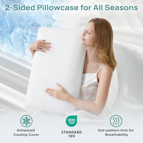 Releep Cooling Memory Foam Pillow - Image 4