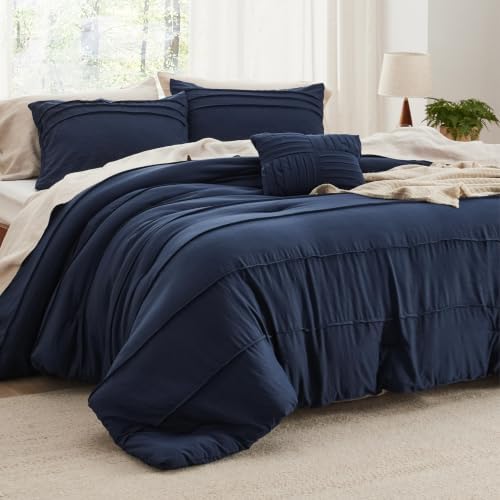 Bedsure Oversized Queen Comforter Set 4 Piece, All-Season - Image 2