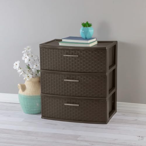 Sterilite Wide 3-Drawer Storage Unit - Image 4