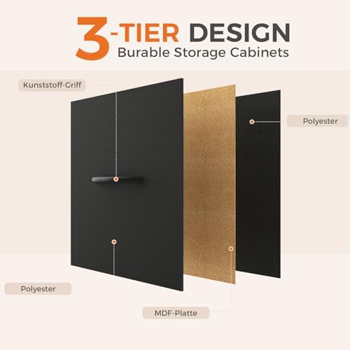 DUMOS 10 Drawer Dresser for Bedroom, Storage Organizer Chest of Drawers - Image 4