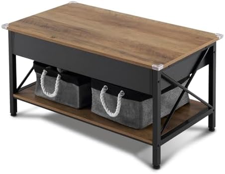 VINGLI 36" Small Lift Top Coffee Table - Image 6