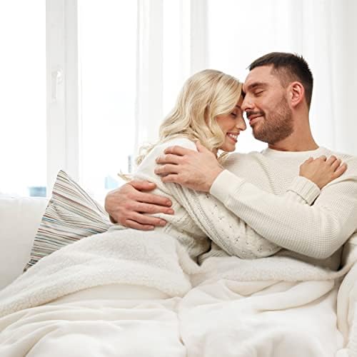 Bedsure GentleSoft Sherpa Fleece Blanket Queen Size - Image 6