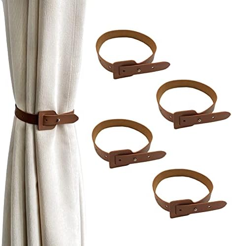 Leather Curtain Holdbacks by RFORPLY