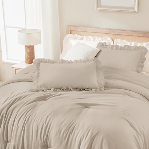 Andency Oversized King Ruffle Comforter Set - Image 3