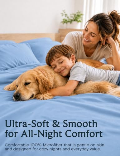 Full Size Sheets, Cooling & Soft Deep Pocket Bed Sheet Set - Image 3