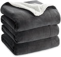 Bedsure GentleSoft Sherpa Fleece Blankets King Size by BEDSURE