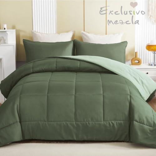 Exclusivo Mezcla Oversized Queen Comforter Reversible Bedding Set - Image 2