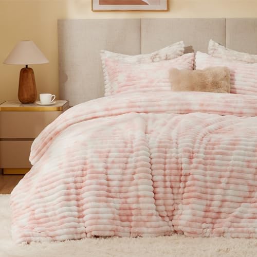 BEDELITE Fleece Twin/Twin XL Comforter Set, Fluffy Bed Set by BEDELITE