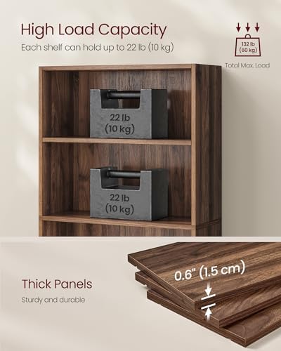 VASAGLE 5-Tier Bookshelf, Storage Organizer, 23.6 x 9.4 x 52.8 Inches - Image 7
