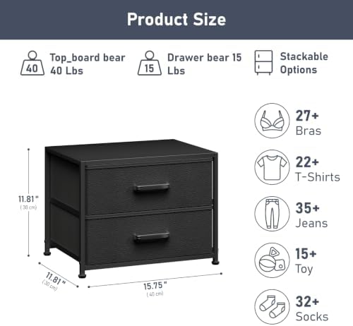 DIMJ Stackable Storage Drawer Unit - Image 2