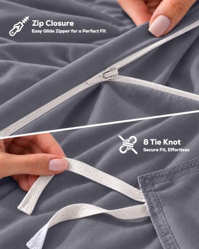 Duvet Cover Twin, 2 Piece Set, Extra Soft - Image 6