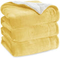 Bedsure GentleSoft Sherpa Fleece Blankets King Size by BEDSURE