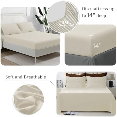 JOLLYVOGUE Oversized Queen Comforter Set, Ultra-Soft Bed in a Bag 7 Pieces - Image 4