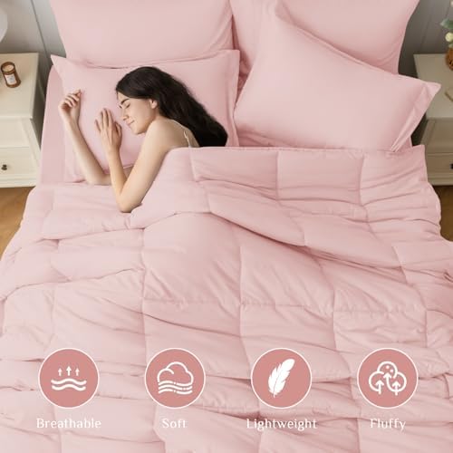 JOLLYVOGUE Twin XL Comforter Set, Ultra-Soft Bed in a Bag Twin XL Size 5 Pieces - Image 2