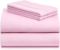Full Size Sheets, Cooling & Soft Deep Pocket Bed Sheet Set by LuxClub