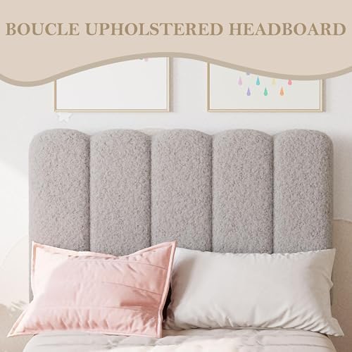 GarveeHome Full Bed Frame, Platform Bed - Image 3