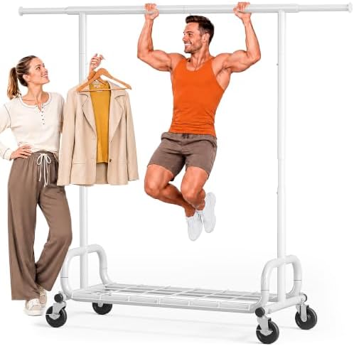 HOKEEPER Clothes Rack 450LBS Adjustable Garment Rack by HOKEEPER