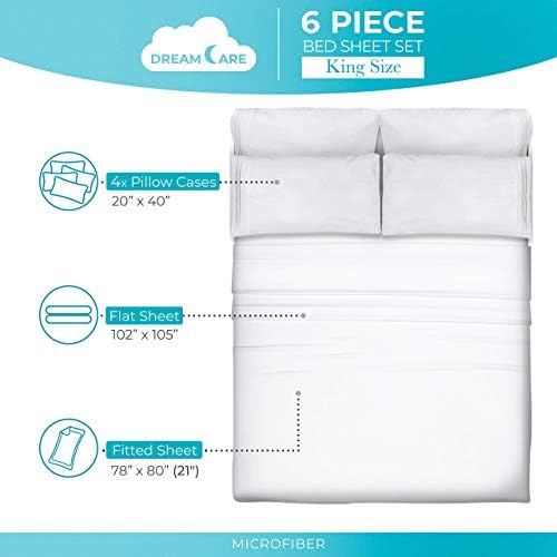DREAMCARE King Size Sheets Set - Image 4
