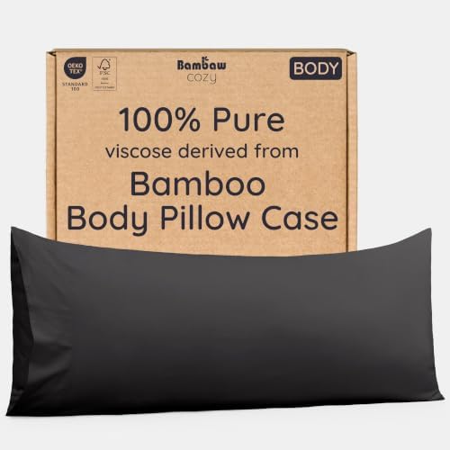 Bambaw 100% Viscose Derived from Bamboo Body Pillow Case 20x54 by Bambaw