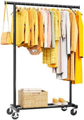 Clothes Rack, Rolling Clothing Rack by HYSEYY