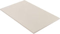Kaboon Universal Tabletop 36"x20", Solid One-Piece Melamine Table Top, Double L Floating Desk DIY, Home and Office Countertop, Leather/Ivory