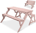Best Choice Products 2-in-1 Transforming Interchangeable Outdoor Wooden Picnic by BestChoiceProducts