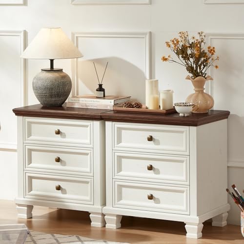 3-Drawer Nightstand Set of 2 by SAVORLIFEFurniture