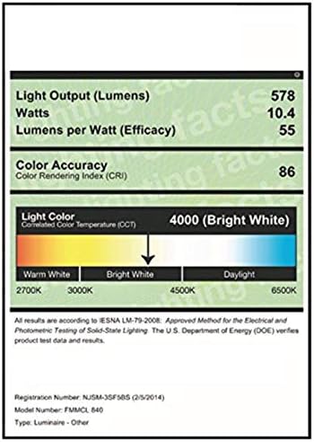 Lithonia Lighting 7 Inch Flush Mount LED Ceiling Light - Image 6