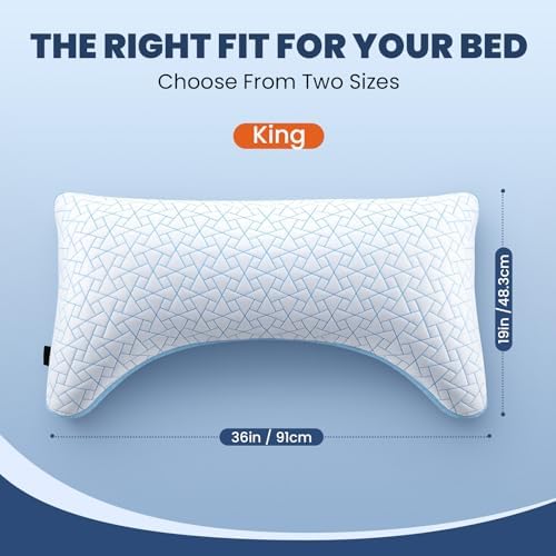 A-Pce Side Sleeper Pillow, Cooling King Pillow - Image 5