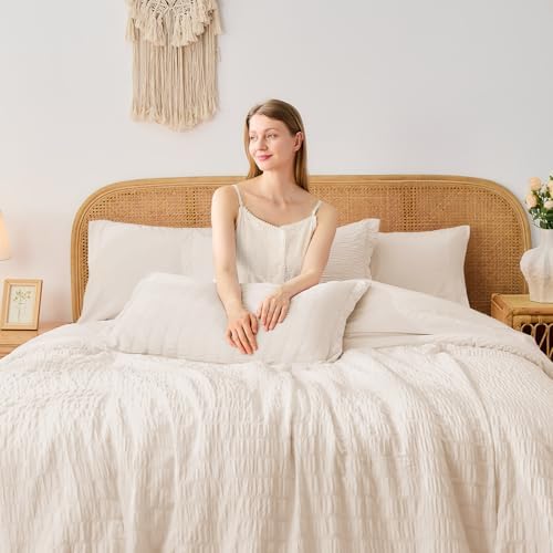 Full Size Comforter Sets with Sheets, 7-Piece Bedding Set - Image 3