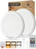 10000mAh Rechargeable Ceiling Light 2 Pack, Battery Operated Motion Sensor by Unknown