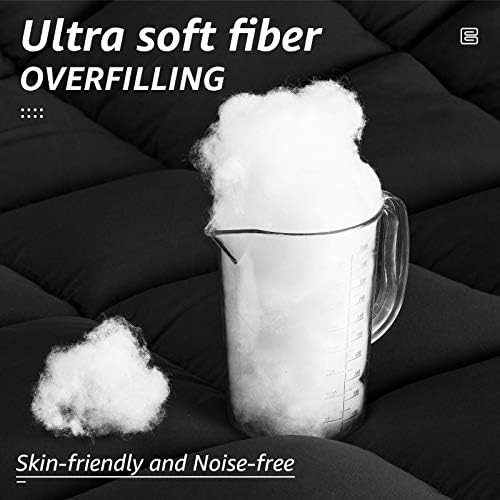 HYLEORY Queen Comforter, All Season Down Alternative Duvet Insert, Cooling - Image 3