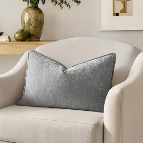 MIULEE Chenille Lumbar Throw Pillow Covers - Image 3