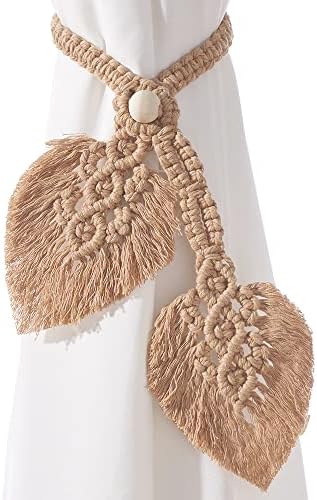 2 Pack Boho Curtain Tiebacks by Sunkaioo