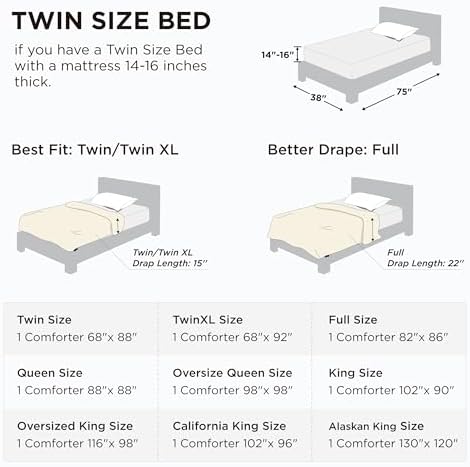 Bedsure Comforter Duvet Insert, Quilted Bedding Blanket - Image 6