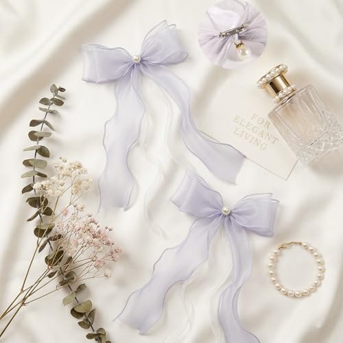 White Lace Bow Curtain Tiebacks 6-Pack, Vine Floral Curtain Holdbacks - Image 6