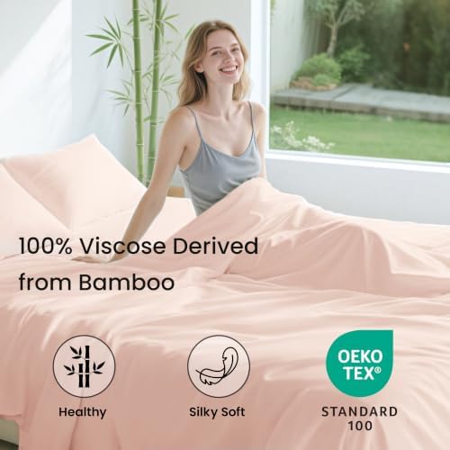 Love's cabin 100% Rayon Derived from Bamboo, King Size Sheets - Image 2